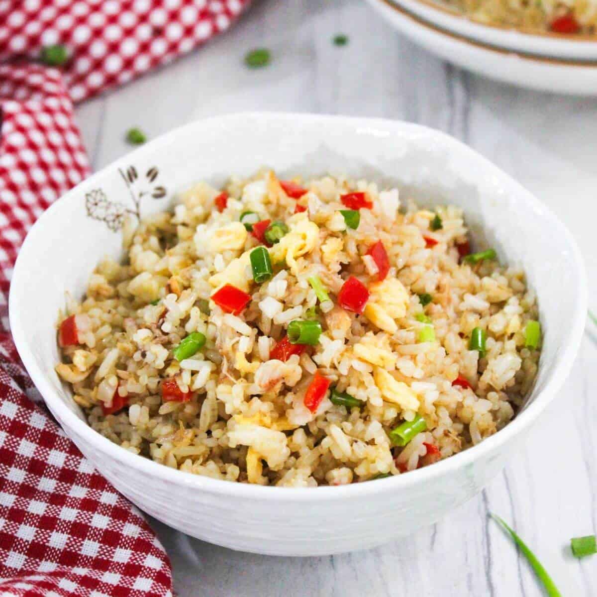 Crab Fried Rice | Little Bit Recipes