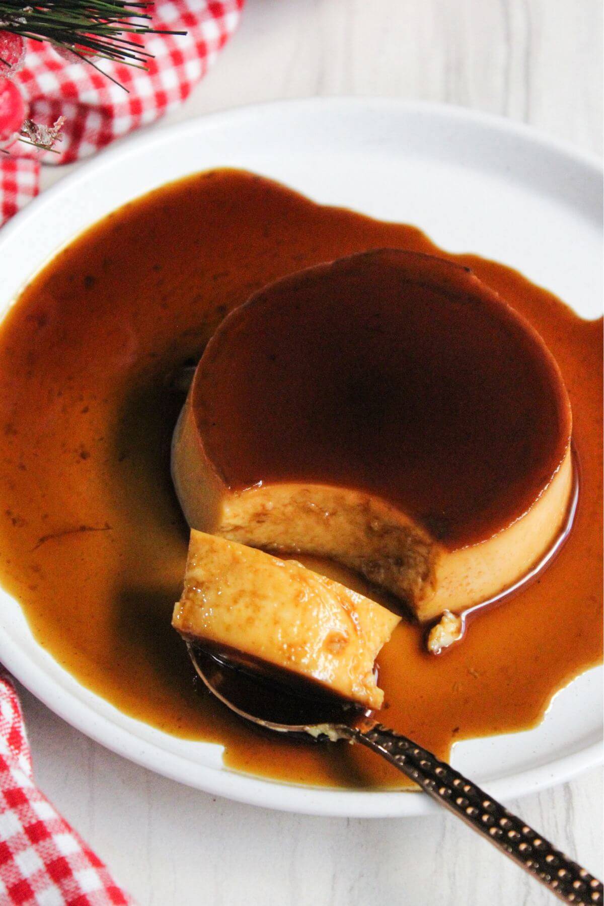 Filipino Leche Flan (Single-Serve) | Little Bit Recipes