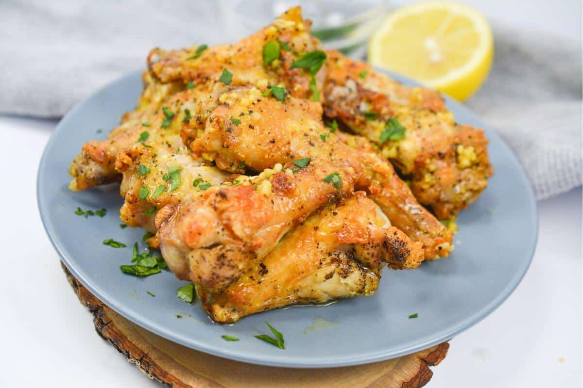 How To Make Lemon Pepper Chicken Wings | Little Bit Recipes